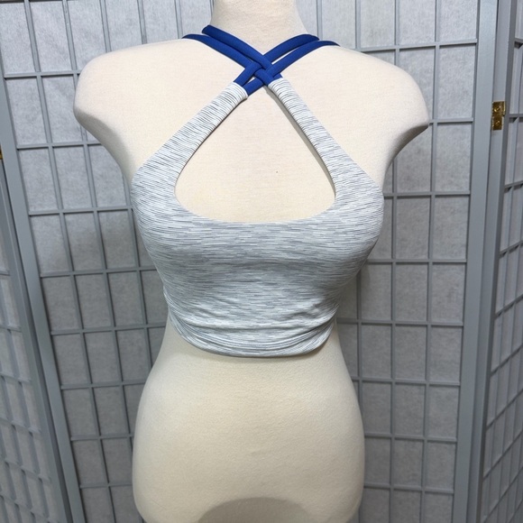lululemon athletica Other - Lululemon Athletica Blue and Gray Cross-Back Bandeau